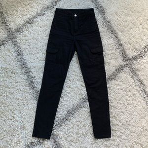 H&M - Black Cargo Pants
